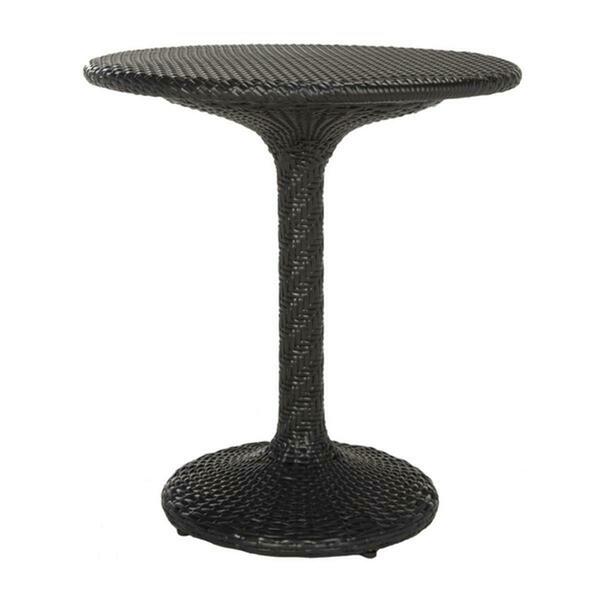 Safavieh 29 x 25.5 x 25.5 in. Bilson Rattan Bistro Table, Black PAT4017A